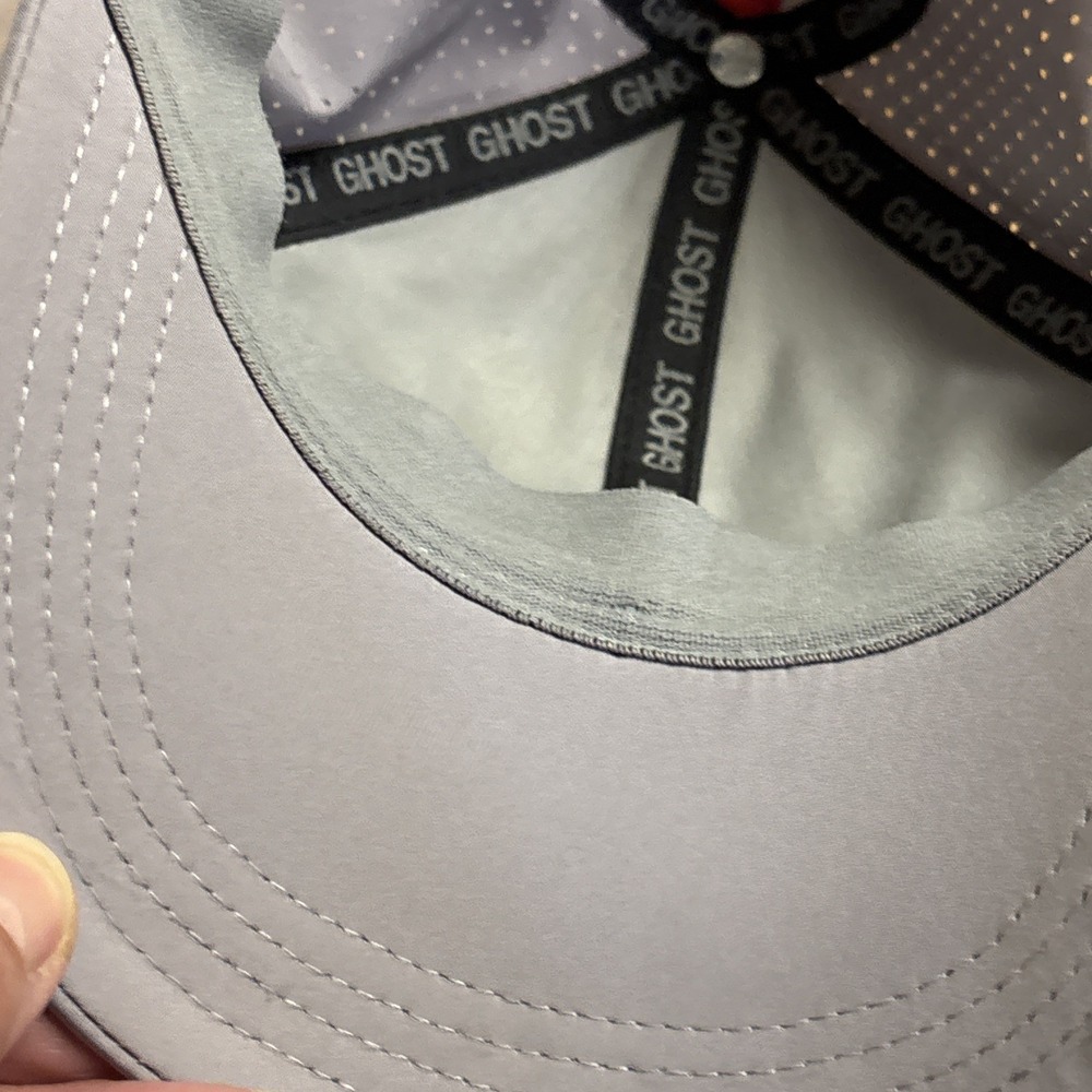 Ghost Golf Icon Patch Snapback Skyview Hat Cap Grey - Picture 15 of 15